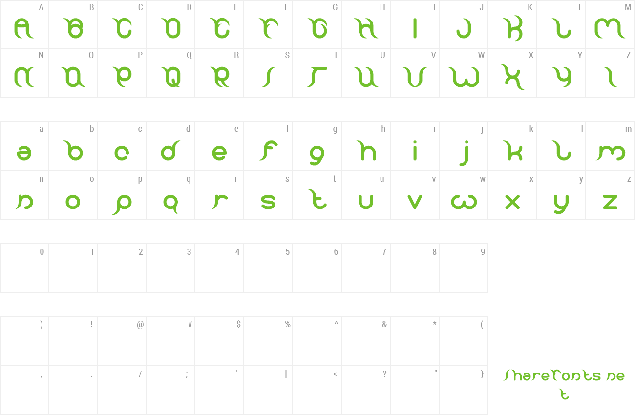 Font Frankenstein Monster preview